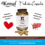 Side profile of AyurBest Trikatu Organic Ayurvedic Supplement bottle