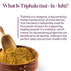 Healthy Directions Dr Chaudharys Prajna Triphala packaging close up display