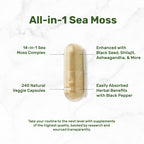 Deal Supplement Irish Sea Moss superfood complex bottle side view