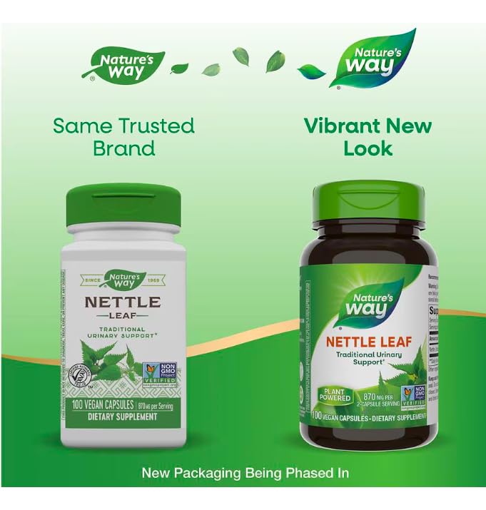 Nature's Way Nettle Herb vegetarian capsule ingredient details