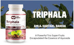 True Veda 5 month supply organic Triphala blend of Amla Haritaki and Baheda