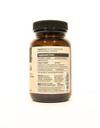 ISHA herbal supplement container showing organic certification details and vegetarian capsule labels