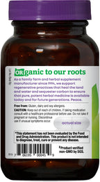 Certified USDA Organic and Non-GMO labels on Nettle bottle