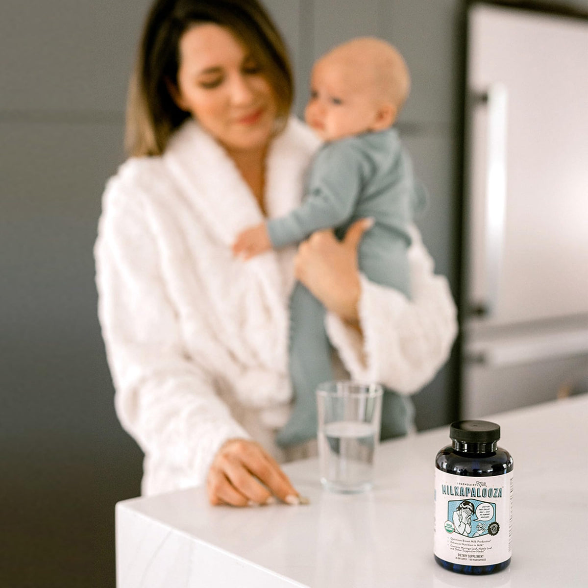Natural breast milk flow enhancement capsules by Legendairy Milk