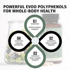 OZOVITA Oleocan extra virgin olive oil extract supplement bottle highlighting 90-day supply label