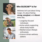Close-up view of OZOVITA Oleocan joint and inflammation support dietary supplement bottle