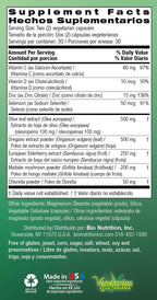 Bio Nutrition authentic USA supplement showing adult recommended dosage instructions