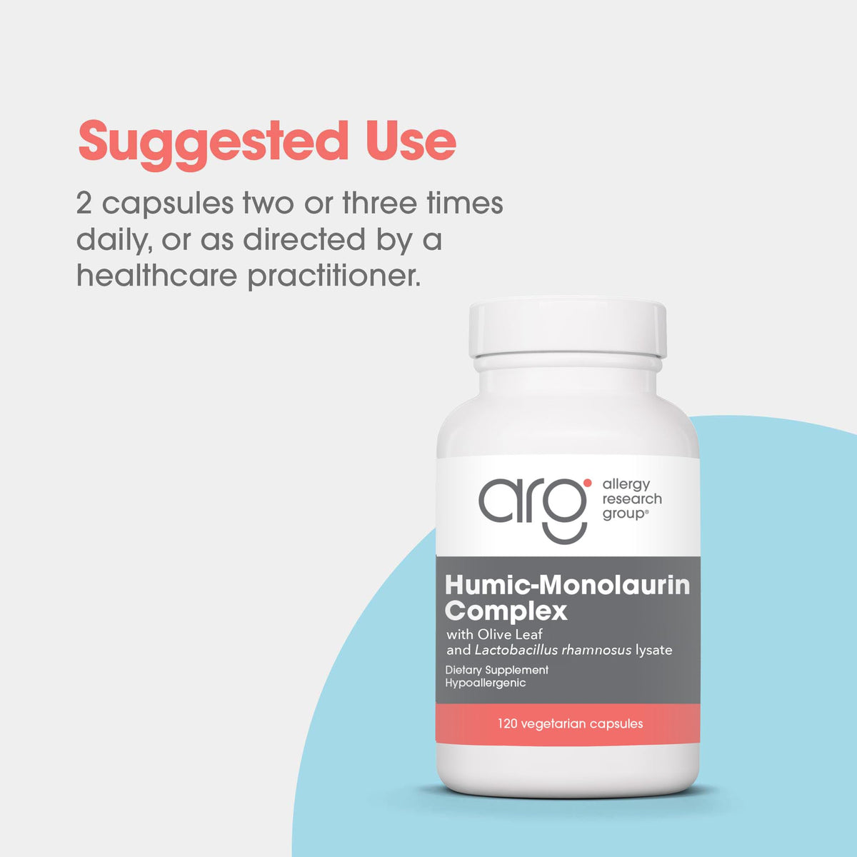 Authentic USA imported Allergy Research Group immune health supplement bottle