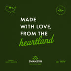 Swanson heart health softgels bottle showcasing authentic USA imported packaging details