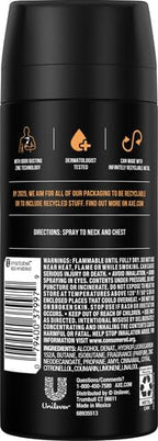 Axe 48 hour freshness dual action body spray pack of six