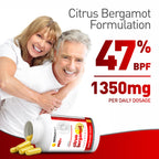 Authentic USA imported BergaMet Citrus Bergamot 90 capsules packaging detail for cholesterol management
