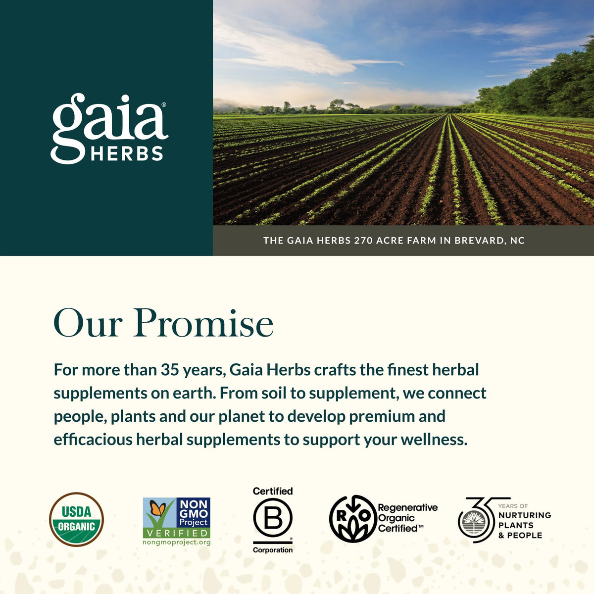 Gaia Herbs Olive Leaf bottle packaging features