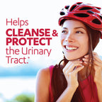AZO cranberry urinary tract supplement bottle showing fifty easy to swallow caplets.