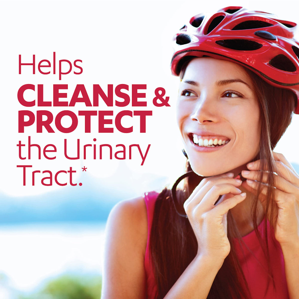 AZO cranberry urinary tract supplement bottle showing fifty easy to swallow caplets.