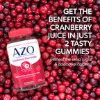 AZO Cranberry Urinary Tract Health 72 count nutrition facts