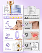Side view of Loviton skin tightening neck cream container