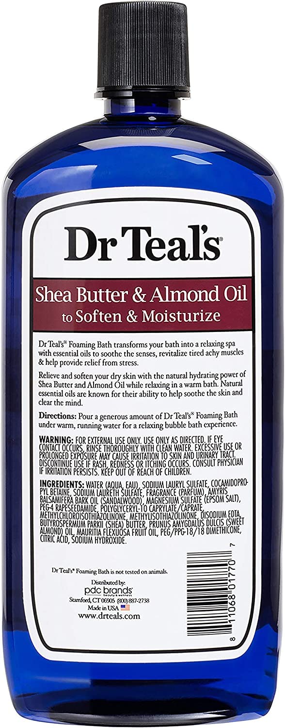 Dr Teal's Glow and Radiance Vitamin C and Citrus Essential Oils foaming bath for glowing skin
