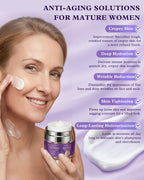 Texture of Ukvoa retinol and collagen face lift cream