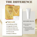Side profile of Olelon AH8 neck and décolleté tightening cream
