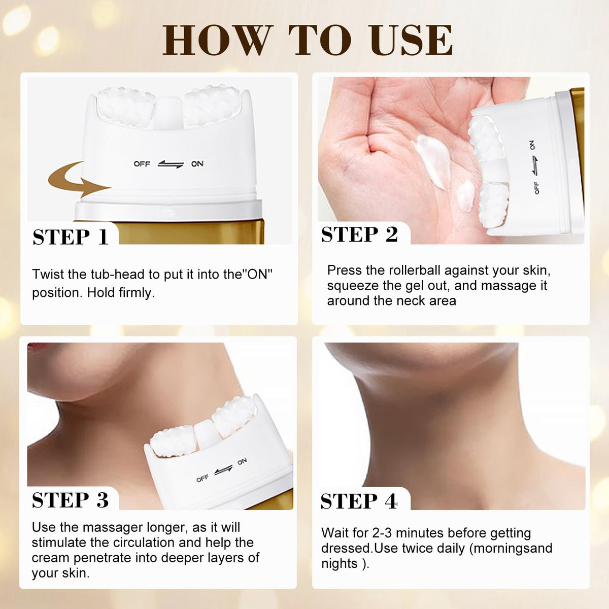 Olelon AH8 Firming Neck Cream box and bottle display