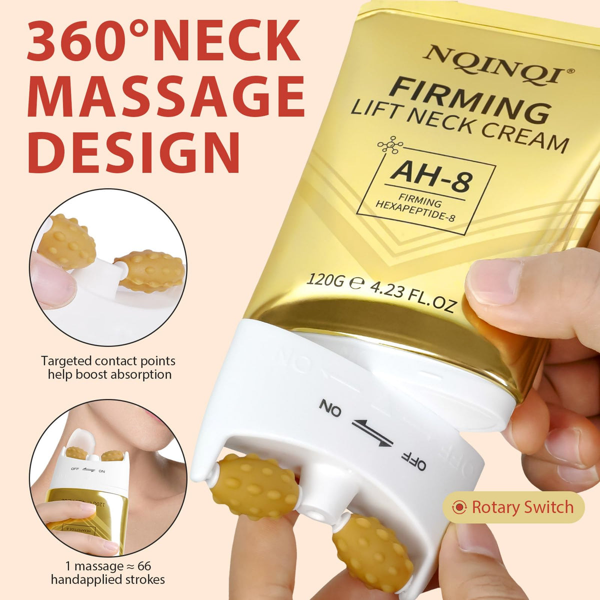 USA imported firming lift neck cream for double chin and jawline contouring