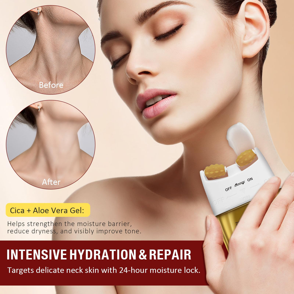 Liefiet AH-8 firming neck cream texture and consistency