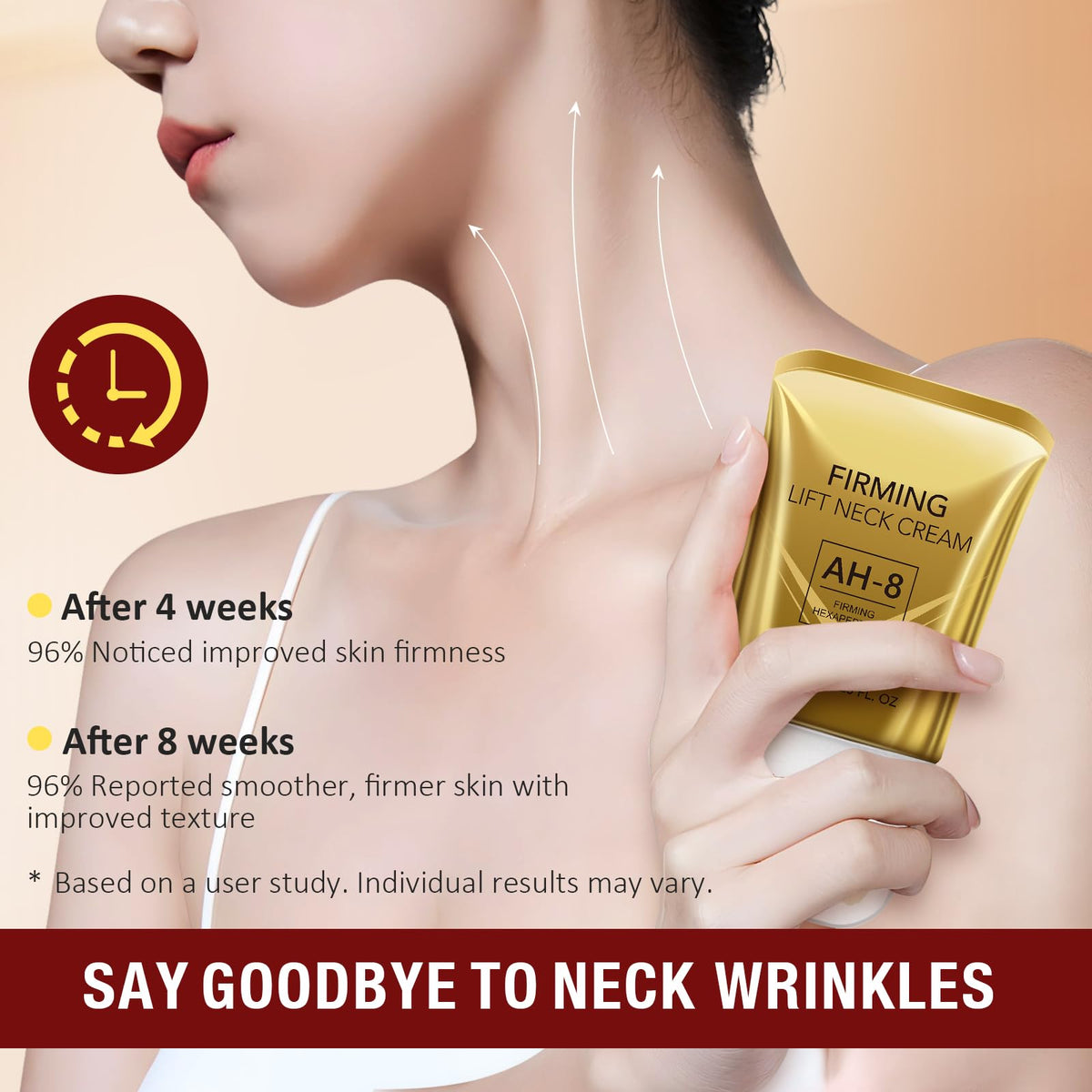 Instructions for using Liefiet AH-8 neck cream roller