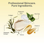 Benefits of retinol and hyaluronic acid in skincare mask
