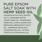 Packaging dimensions and family pack sizing of Dr Teal's imported USA bath salts