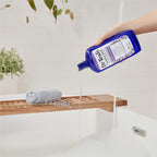 Imported Dr Teal's lavender foaming bath bottle displaying complete ingredient lists