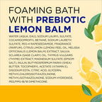 Premium imported Dr Teal's lemon scented foaming bath pack for full body skincare.