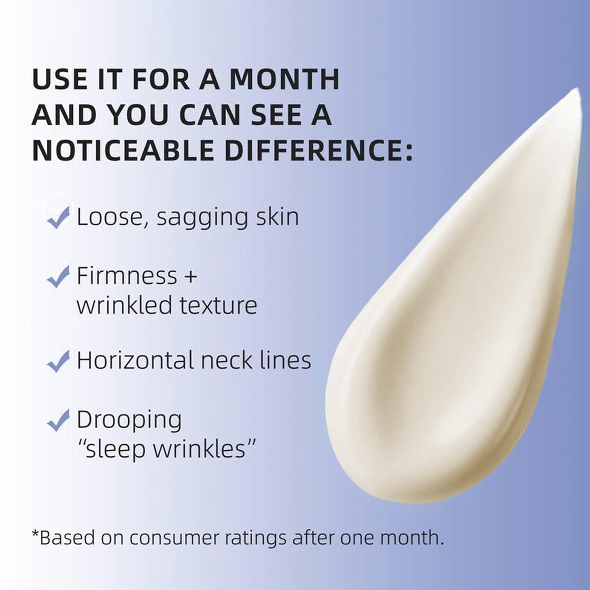 Amzeye neck and face firming treatment bottle