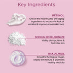 Dekliderm neck cream box showing key retinol and bakuchiol ingredients