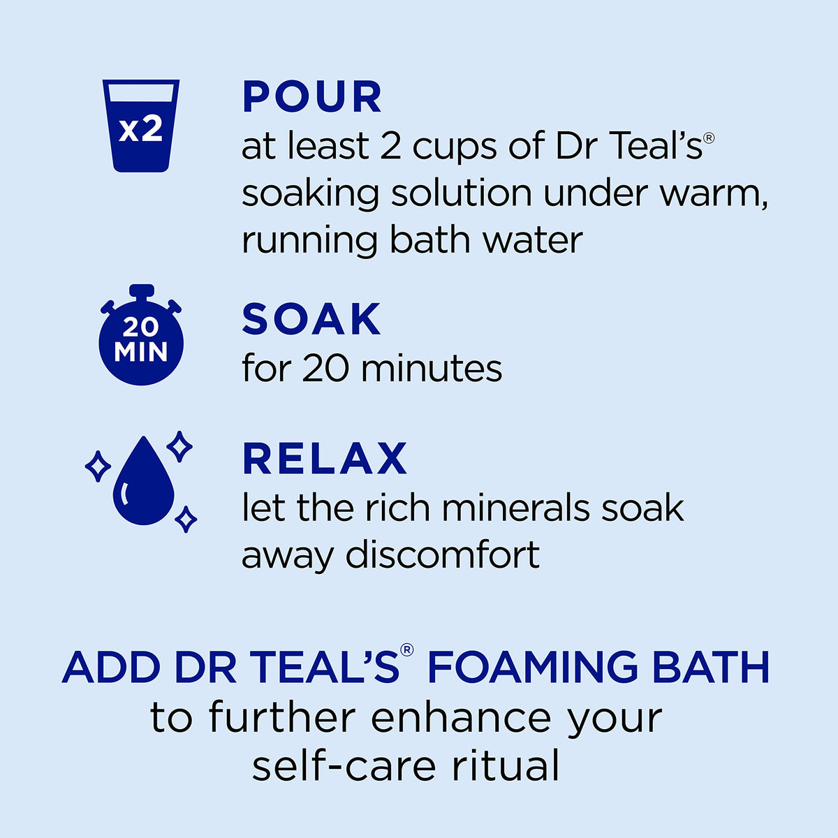 Dr. Teal's pure magnesium sulfate flakes with milk protein for moisturizing body soaks