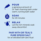 Authentic USA imported Dr Teal's Glow and Radiance bubble bath for muscle recovery