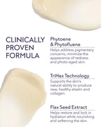 Back of Alastin Restorative Neck Complex bottle with ingredients