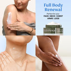 Application of Hydronova skin firming wrinkle formula