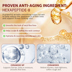 PEAQ authentic USA imported beauty care product for smoothing turkey neck and fine wrinkles.