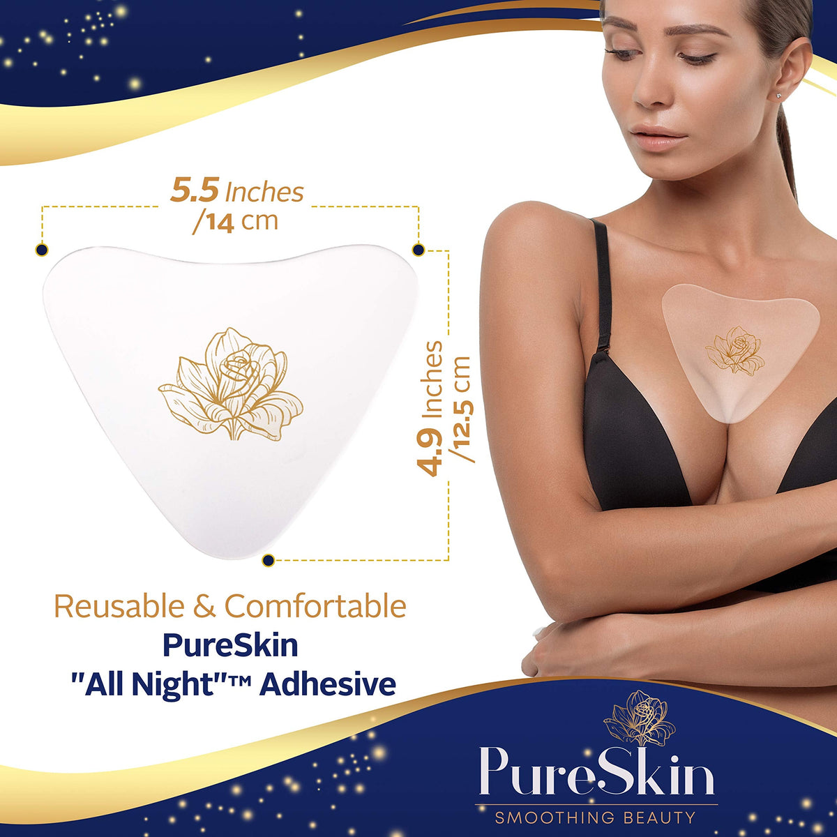 Instructions for cleaning PureSkin reusable silicone pads