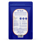 Dr Teal's oat milk and argan oil body soak back panel showing instructions and ingredients