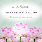 Application of Silc Skin chest pad for anti-aging care