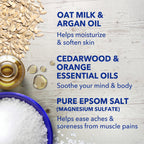 USA imported Dr Teal's bath salts with oat milk protein for dry skin