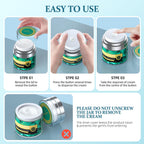 Ippurger anti-aging cream jar with ingredient highlights