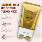 Side by side comparison of 2 pack AH8 neck cream tubes