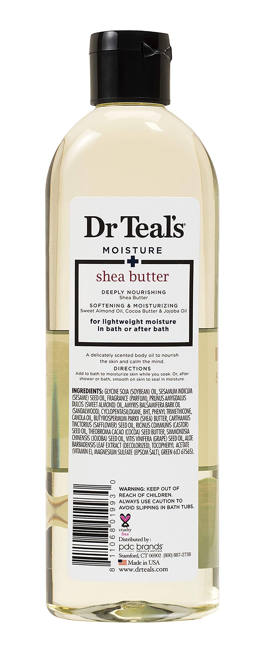 Imported USA skin softening body oil pack featuring sweet almond and sandalwood oils.