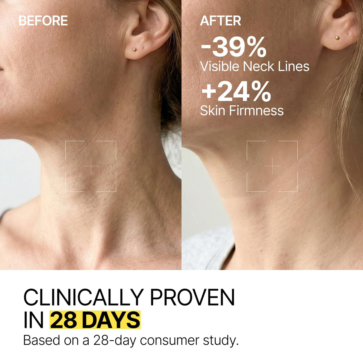 Close up of Z:SEA Neck Firming Cream packaging and net weight