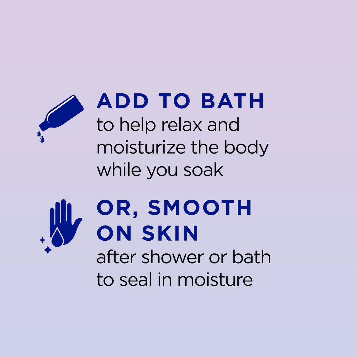 Authentic Dr Teal's sleep wellness bath oil poured into warm running bath water for relaxation