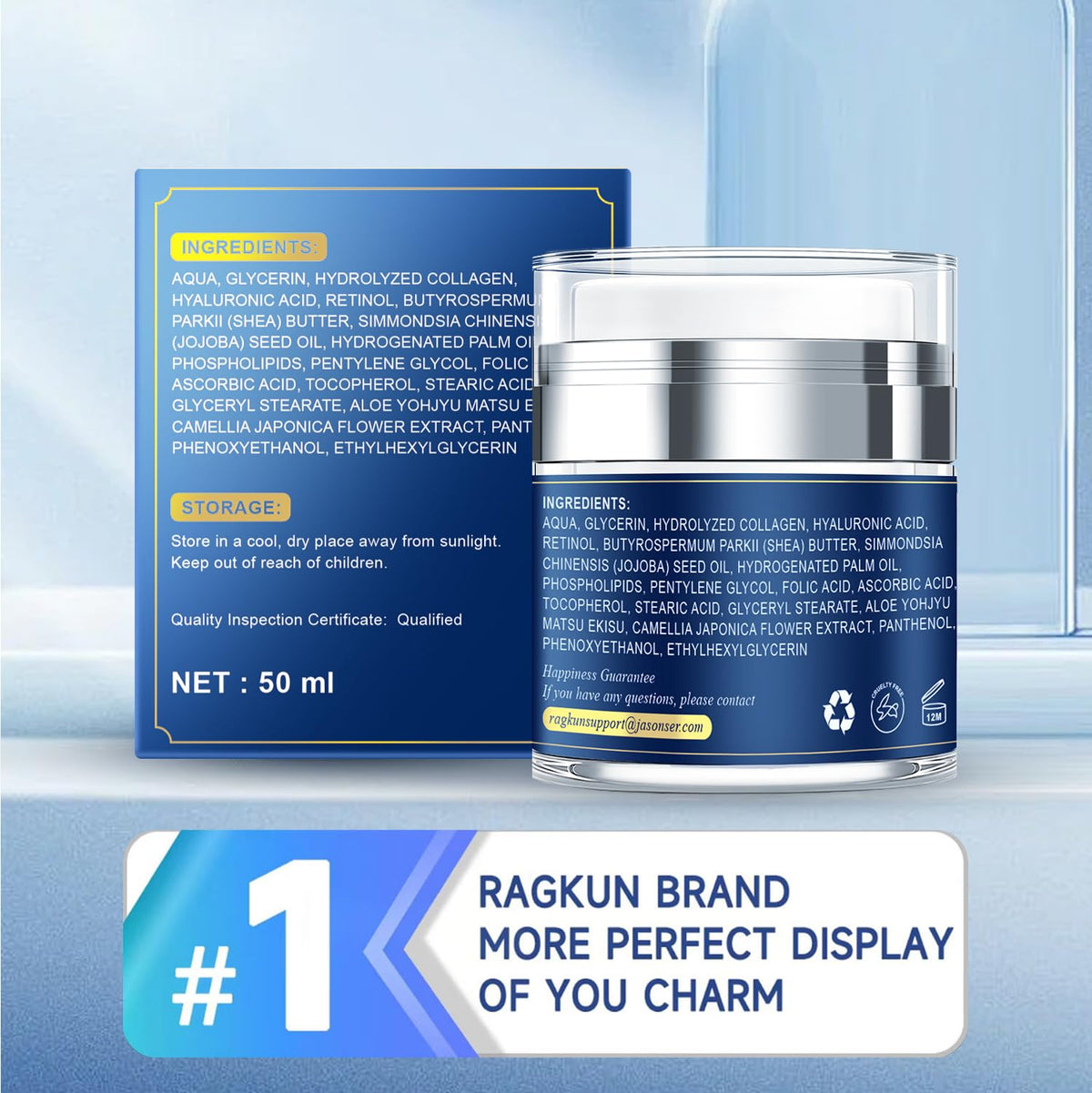 Benefits of Ragkun Retinol and Collagen face moisturizer