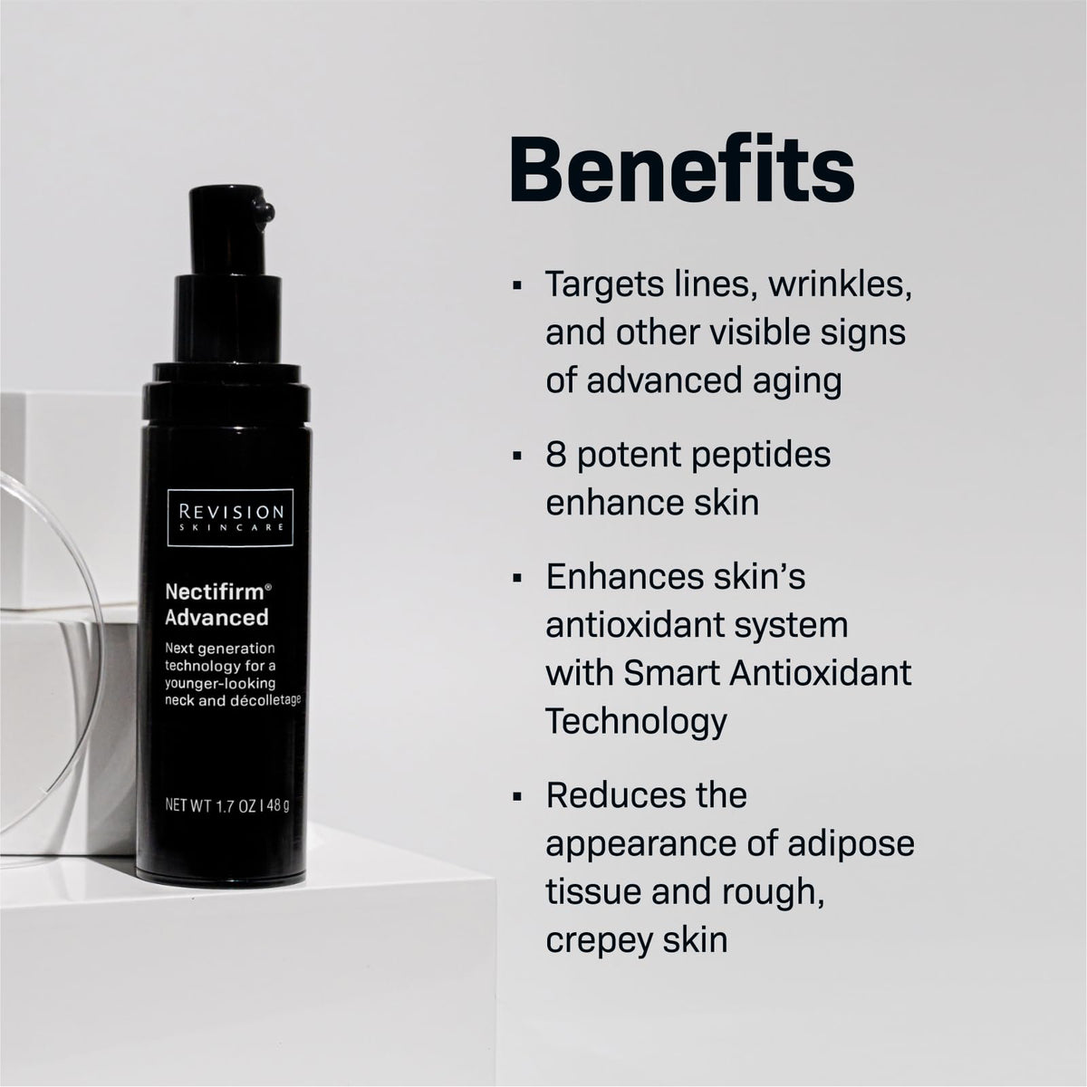 Revision Skincare Nectifirm Advanced 1.7 ounce anti-aging cream packaging