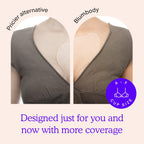 Blumbody chest smoothing patches showing butterfly design